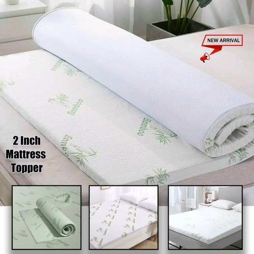 Bamboo mattress topper - bamboo, bed