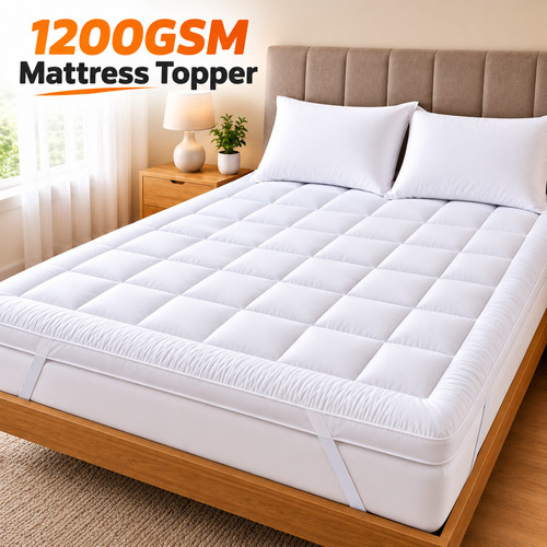 1200gsm mattress topper hotel - 1200gsm,