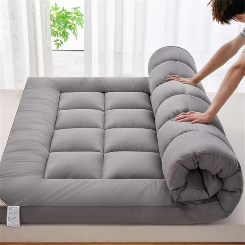 10cm grey mattress topper - grey,