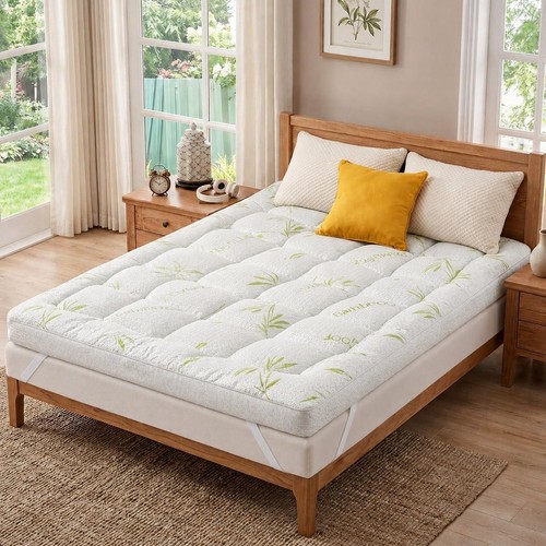 Gam bamboo mattress topper - bamboo,
